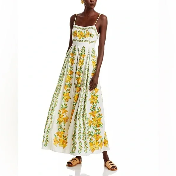 NWT FARM Rio Tropical Lightness Maxi Dress – Size Medium – Sold Out Style - Picture 6 of 15